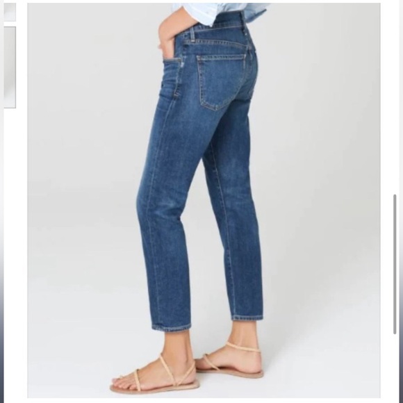 CITIZENS OF HUMANITY Elsa Mid-rise Slim Fit Crop Jeans - 27 - Picture 3 of 8